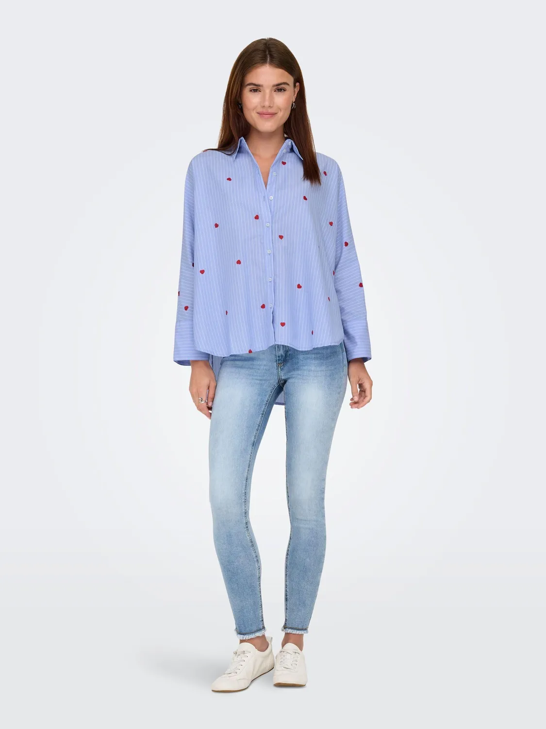 ONLY Onlnew Camicia Donna Manica Lunga Cotone32 IT