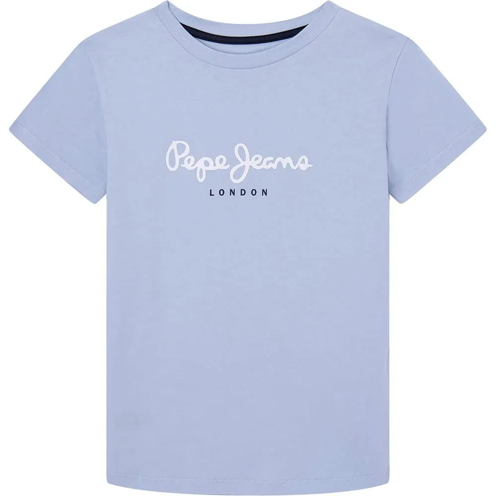 Pepe Jeans Art T-Shirt Bambino Cotone Verde