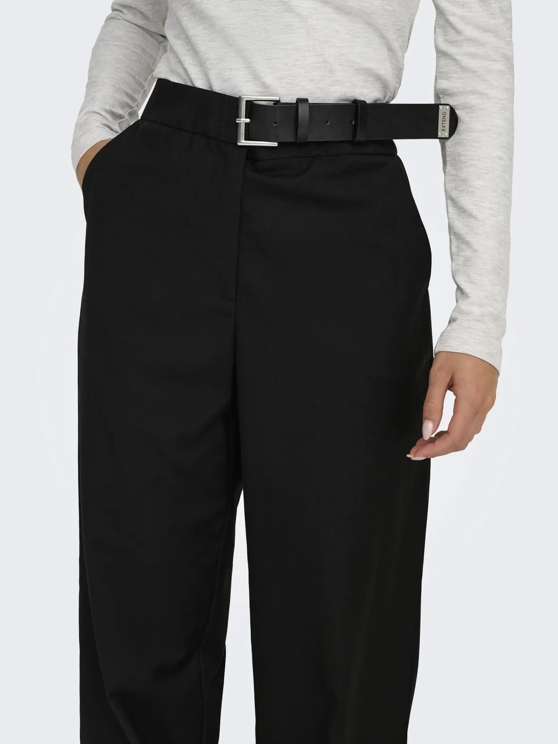 ONLY Onlfrankie HW pantaloni dritti con cintura M
