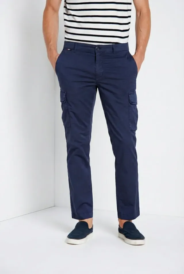 Mason's Chile Regular cargo uomo blu navy stretch