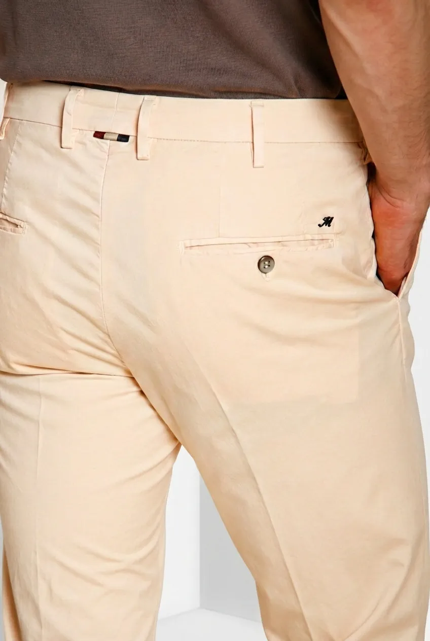Mason's New York chino uomo rosa chiaro regular fit