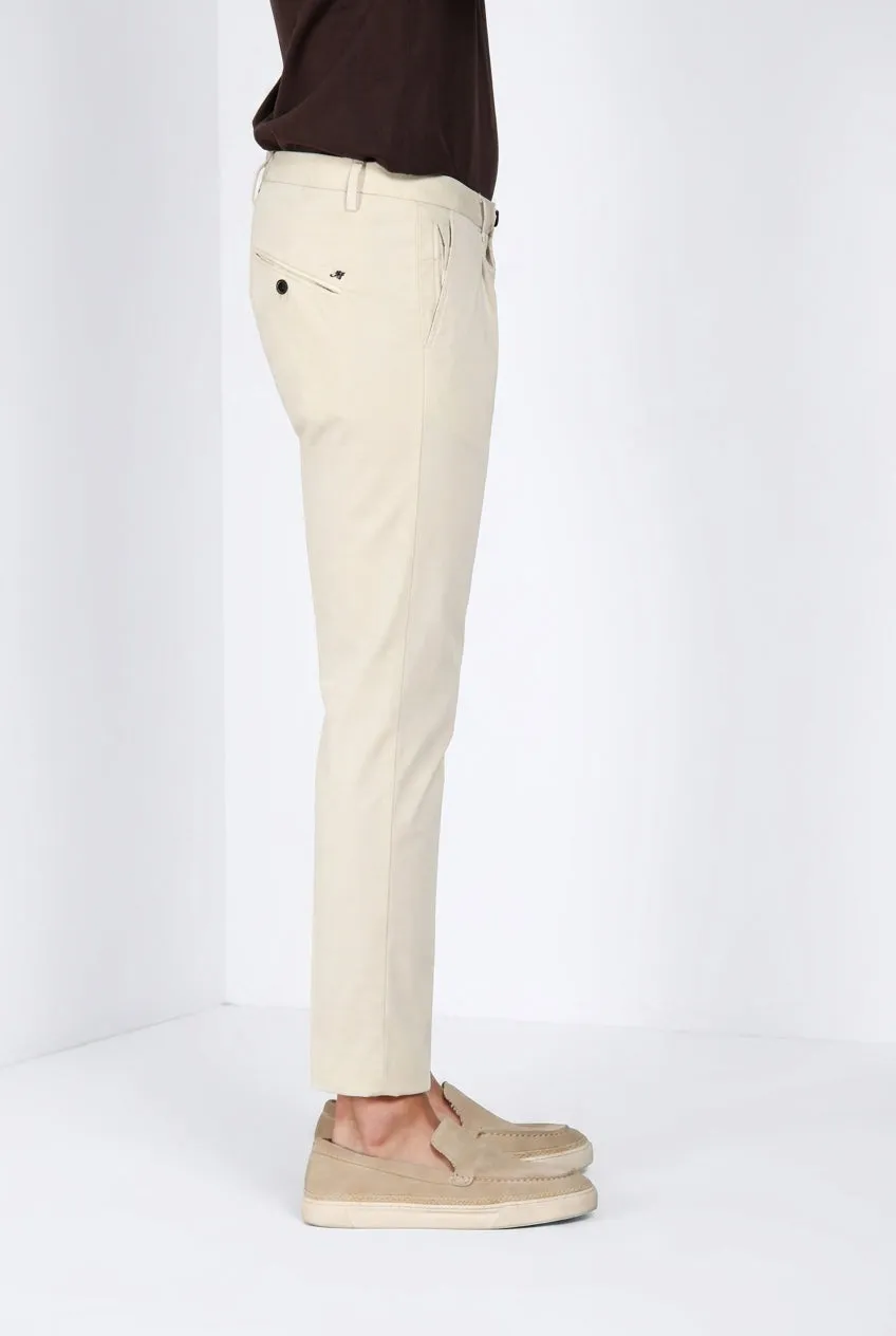 Mason's Osaka 1 Pince pantalone chino conchiglie carrot fit
