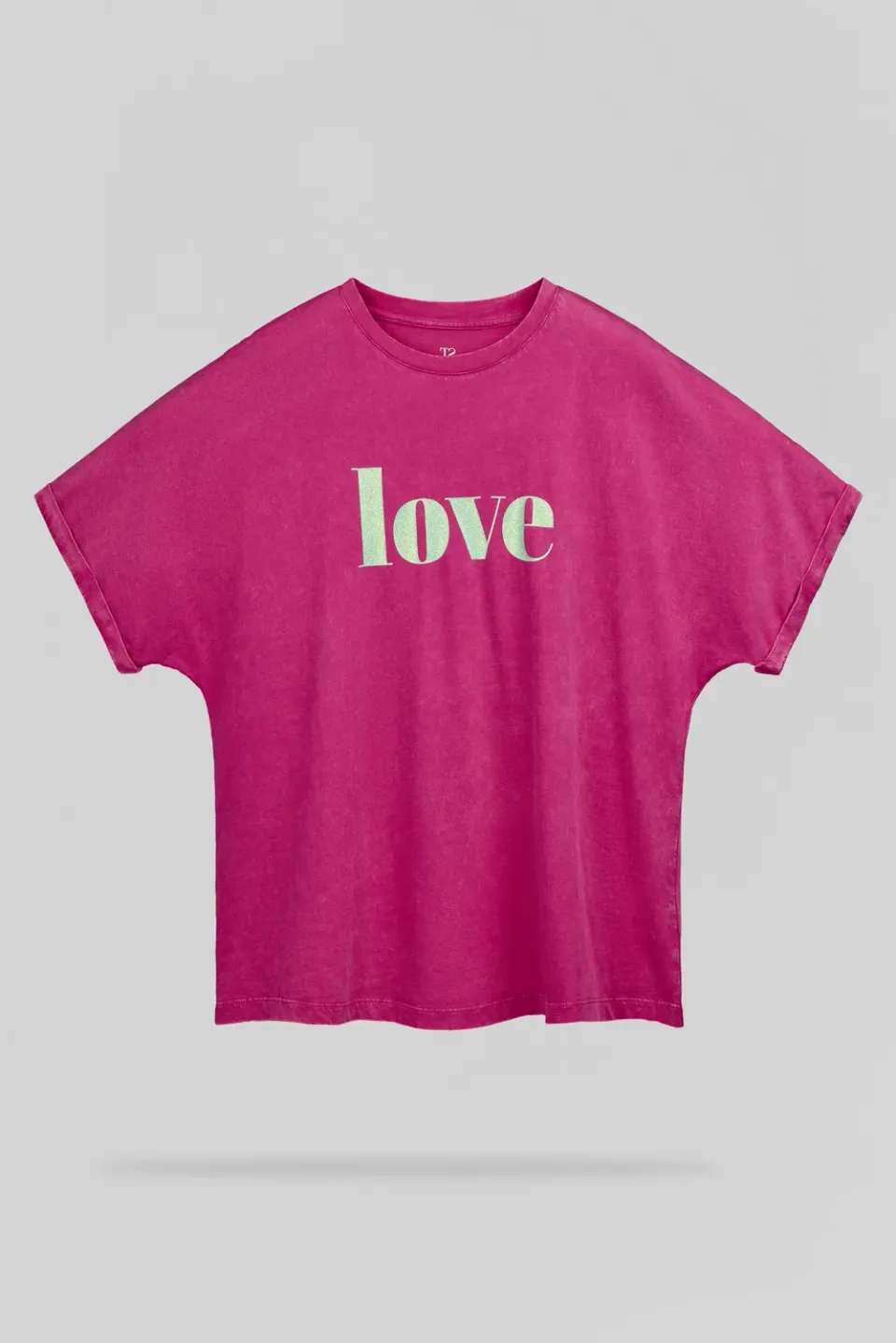Teddy Smith T-Gli MC t-shirt oversize fucsia donna