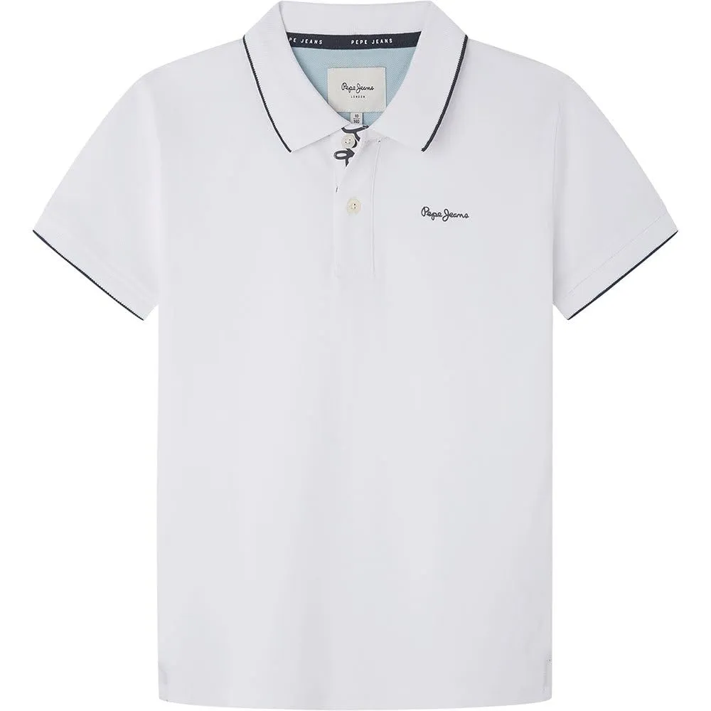 Pepe Jeans New Thor Polo Bambino 10 anni verde piquet