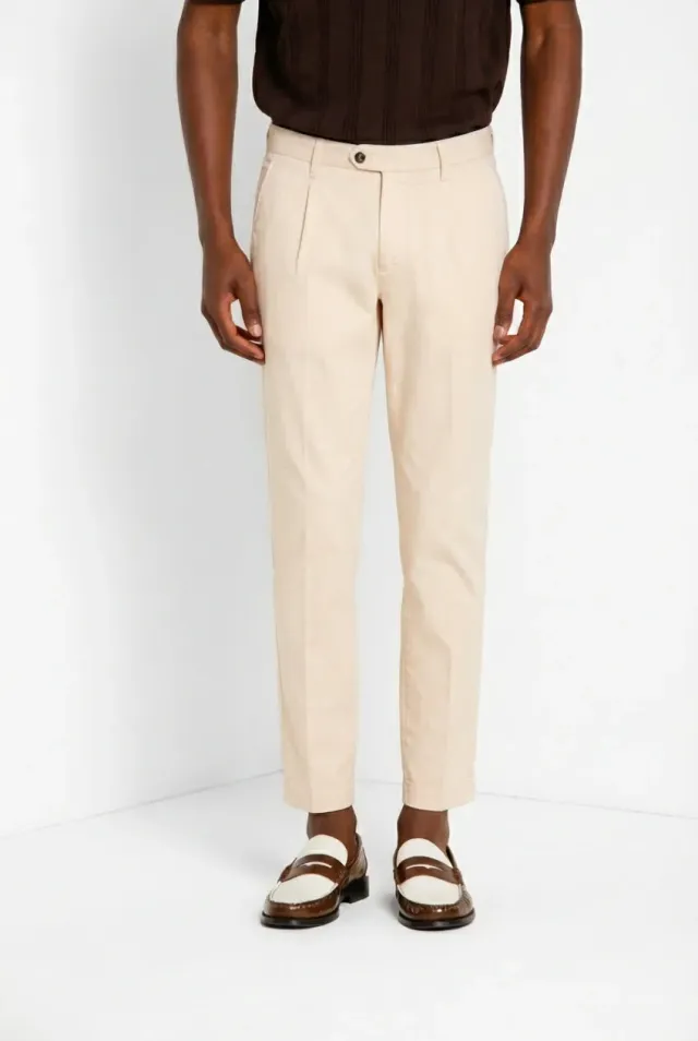 Mason's Torino 1 Pinces Flex chino rosa slim stretch