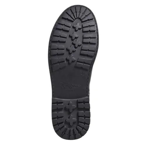Pepe Jeans Fred Land Stivaletti Uomo Pelle Nera Cerniera