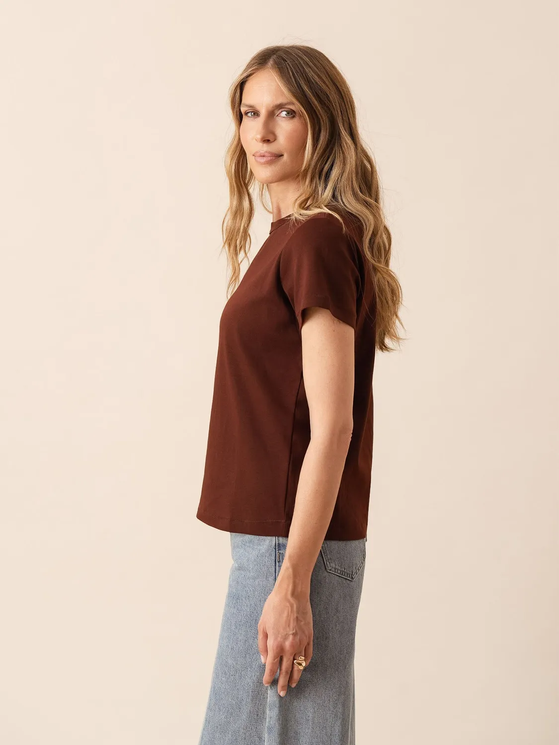Oraije Oni t-shirt cotone paprika