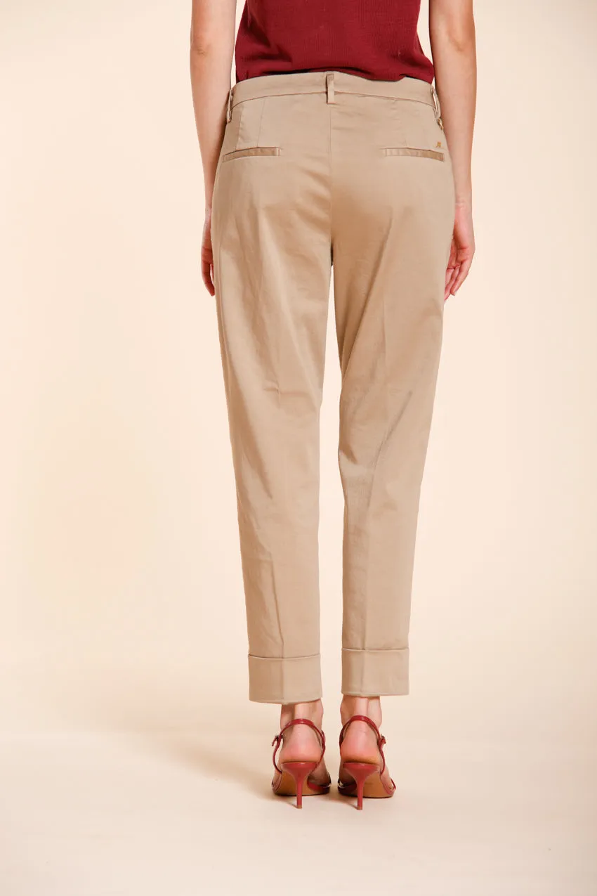Mason's New York Carrot chino donna beige medio carrot fit