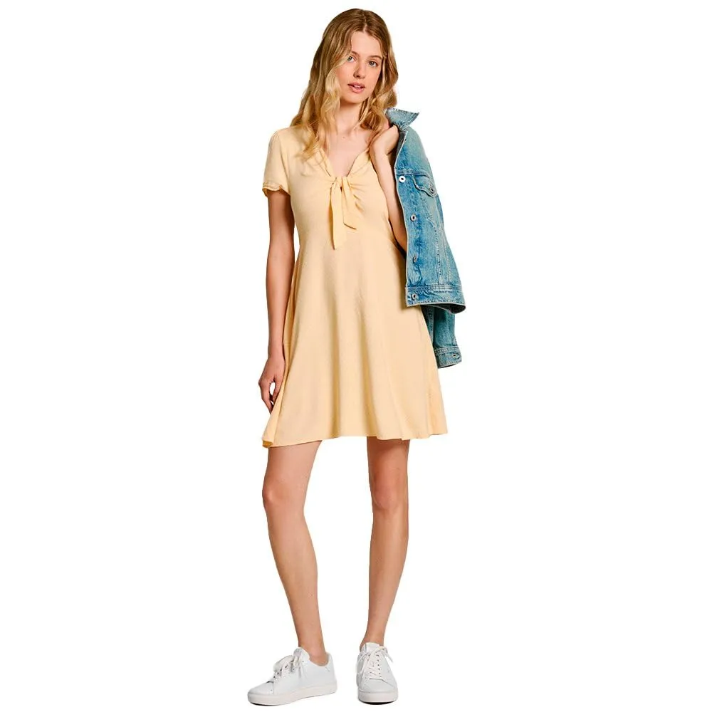 Pepe Jeans Nani Vestito Donna Giallo Corto