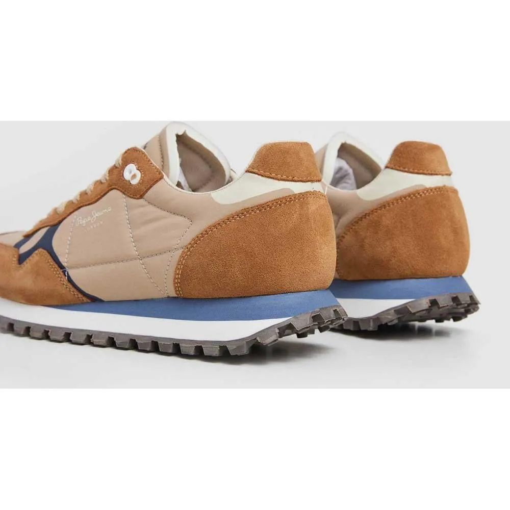 Pepe Jeans Brit-On sneaker uomo pelle blu navy