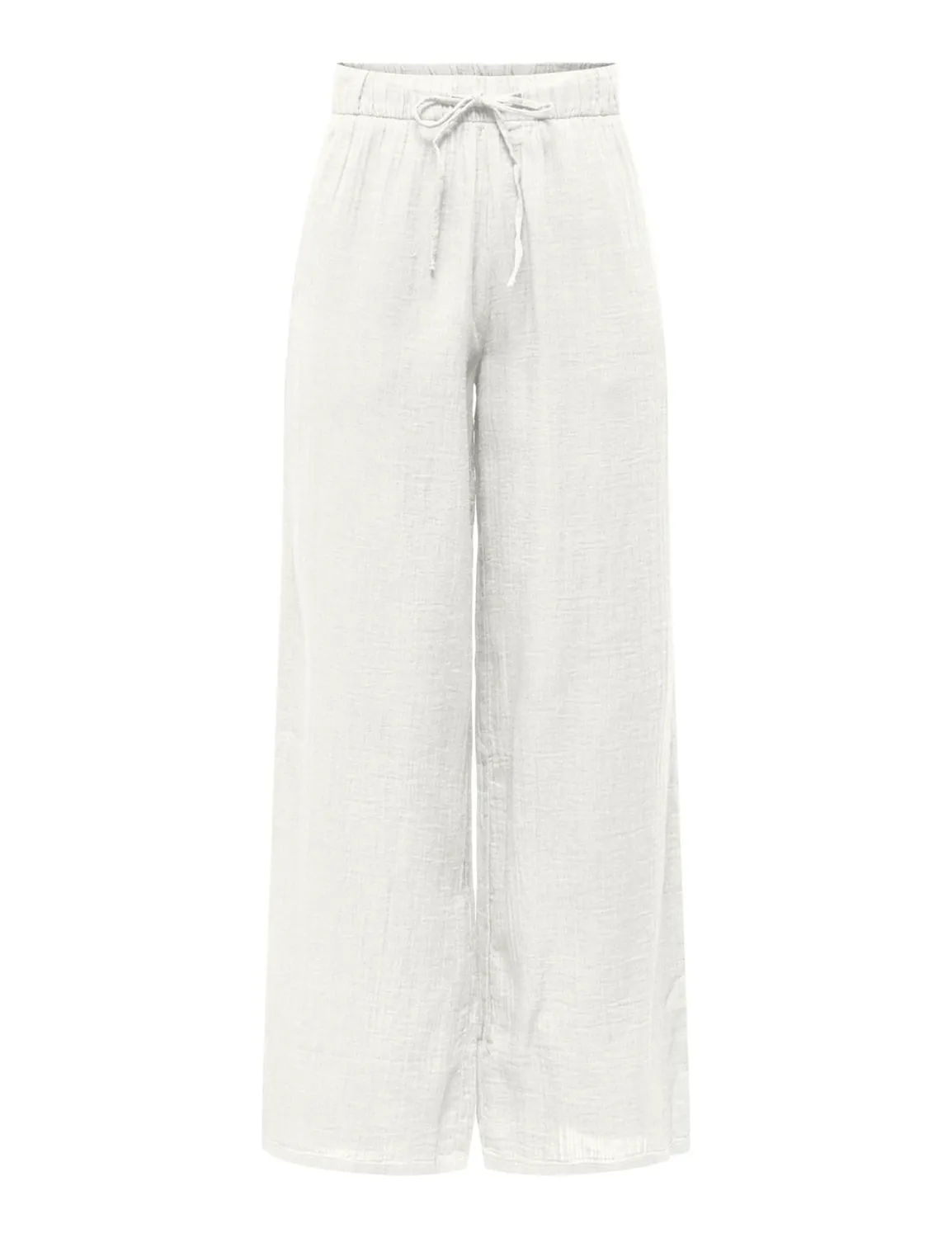 ONLY Onlleoni Seersucker pantaloni donna elastico