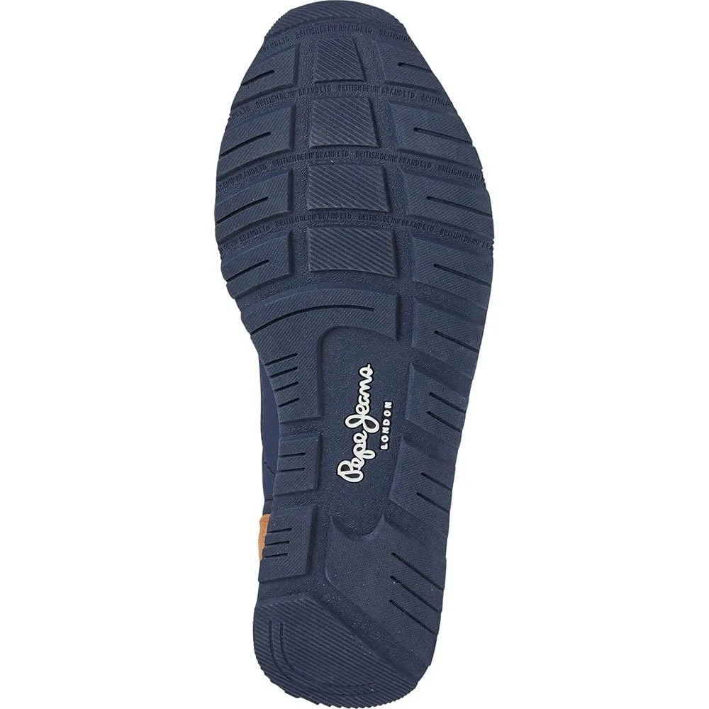 Pepe Jeans Brit Road sneakers uomo bianche pelle