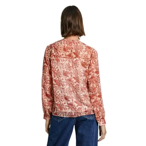 Pepe Jeans Poemy camicia donna M chiffon floreale