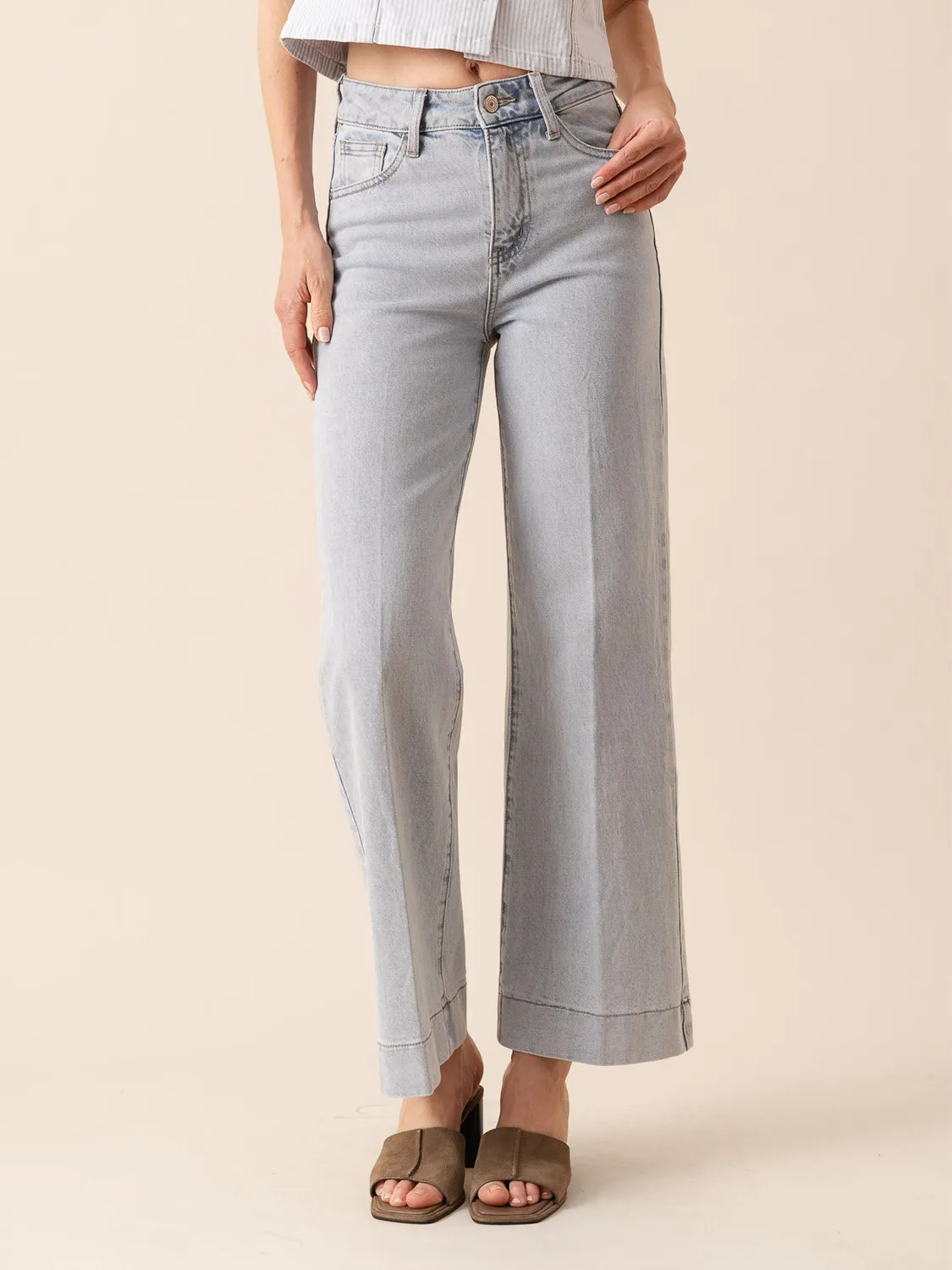 Oraije Vienna jeans larghi azzurro chiaro
