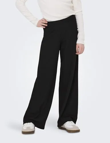 Only Knella pantalone bambina wide leg taglia 134 nero