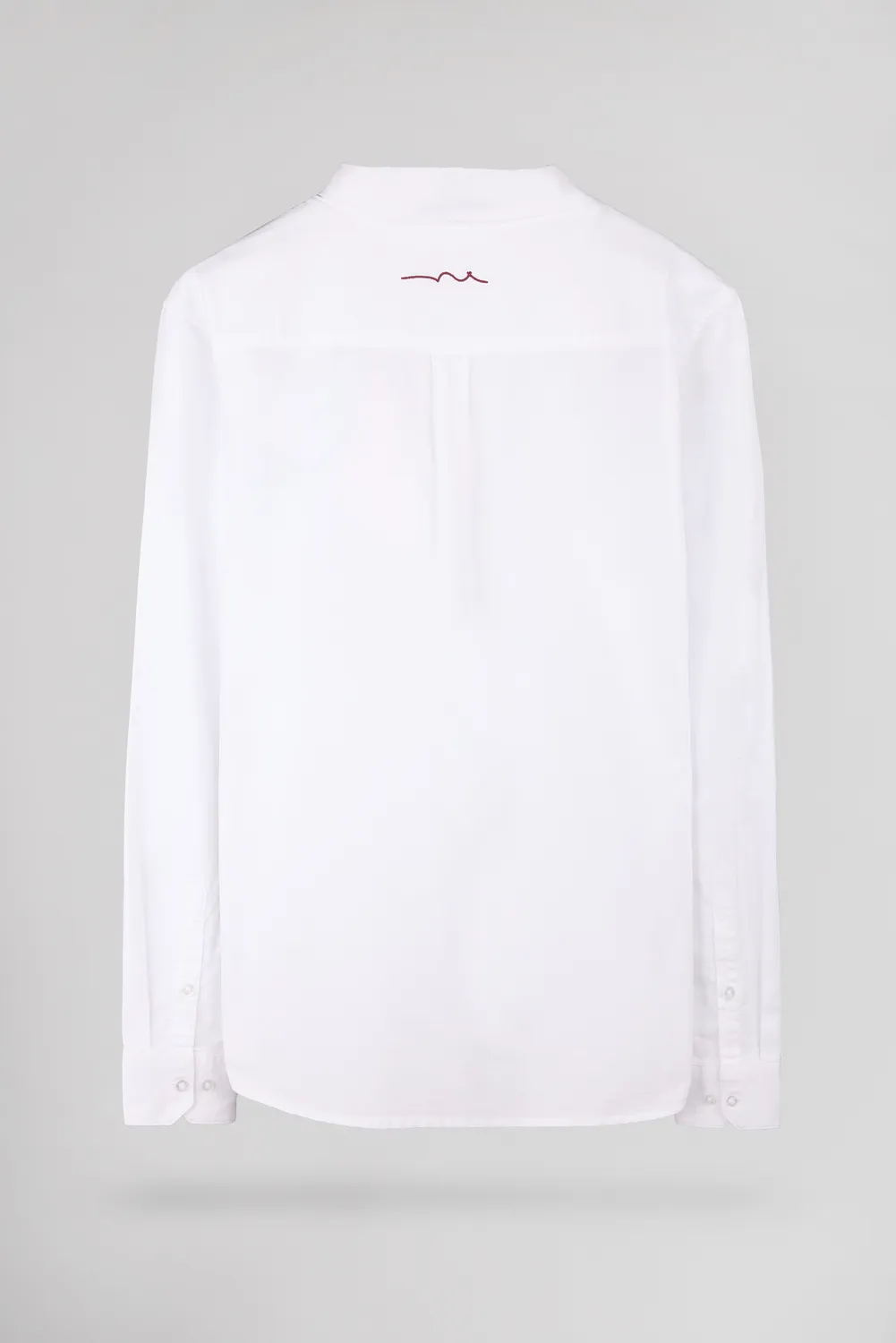 Teddy Smith C-Stan ML Camicia Bianca Oxford Cotone