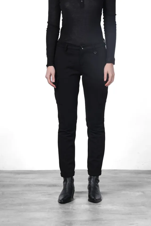 Mason's Chile City cargo donna nero jersey tecnico slim