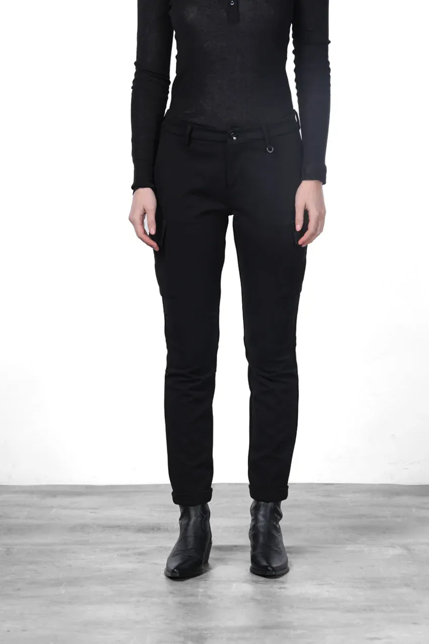Mason's Chile City cargo donna nero jersey tecnico slim