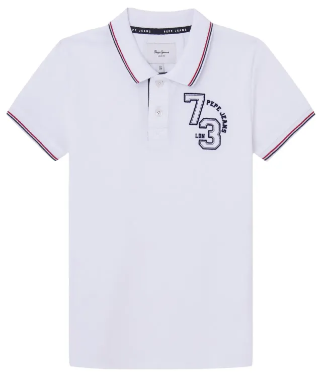Pepe Jeans Landon polo uomo bianca 100% cotone