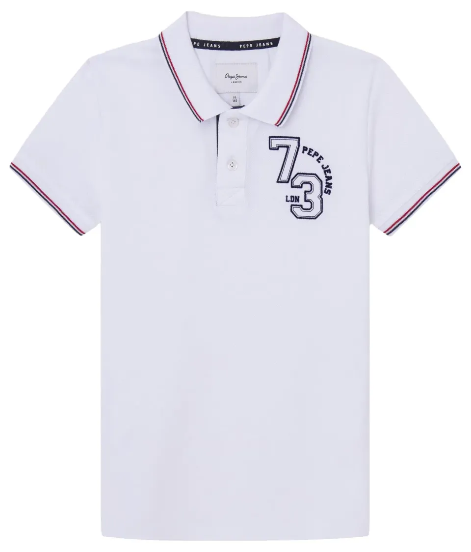 Pepe Jeans Landon polo uomo bianca 100% cotone