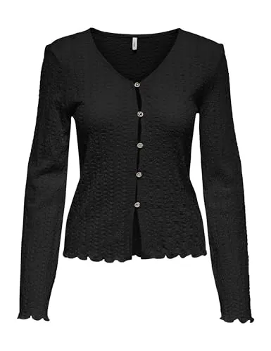 ONLY Onlella Placket top donna manica lunga XL