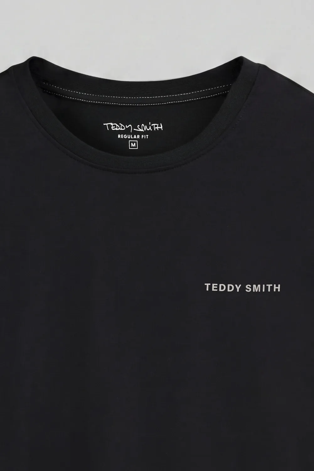 Teddy Smith The Tee 2 ML maglietta maniche lunghe nero cotone