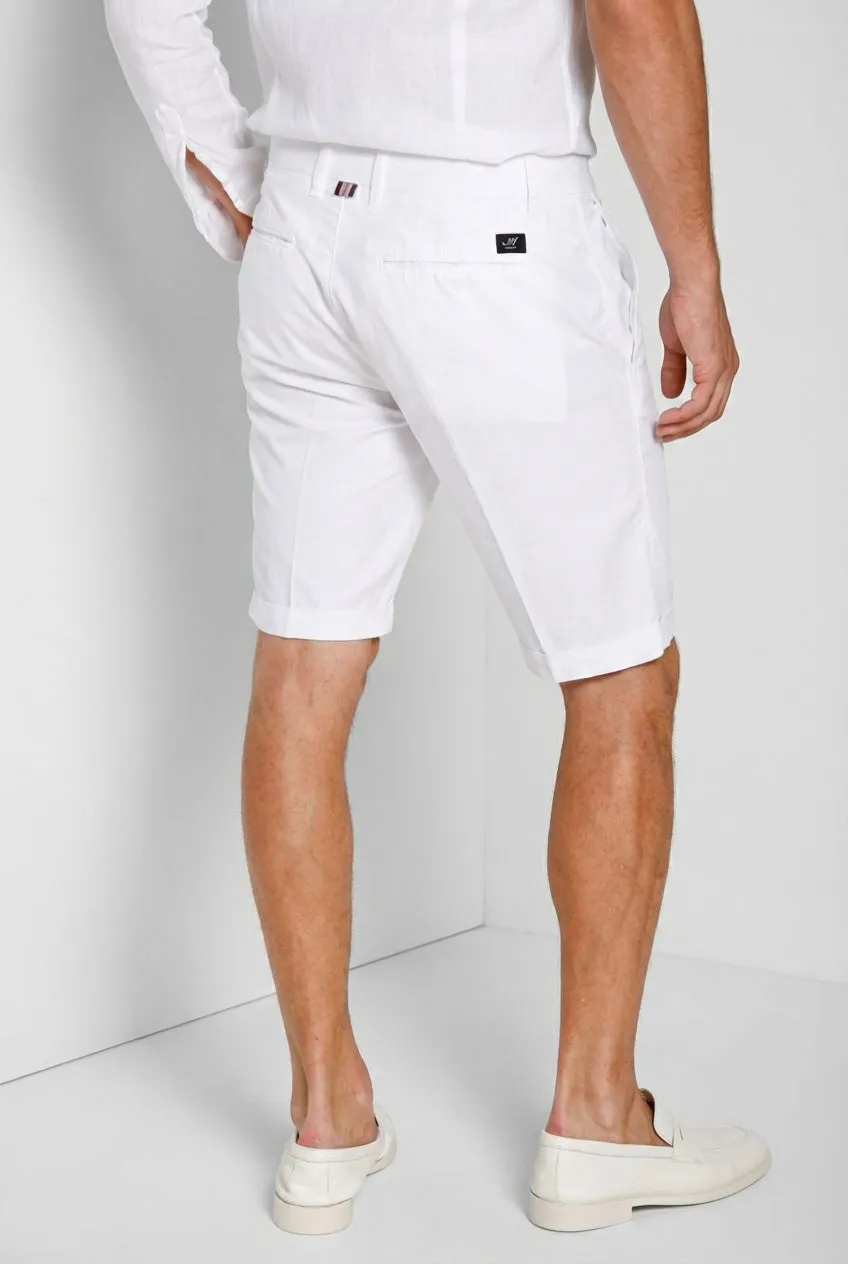 Mason's London bermuda uomo bianco regular stretch