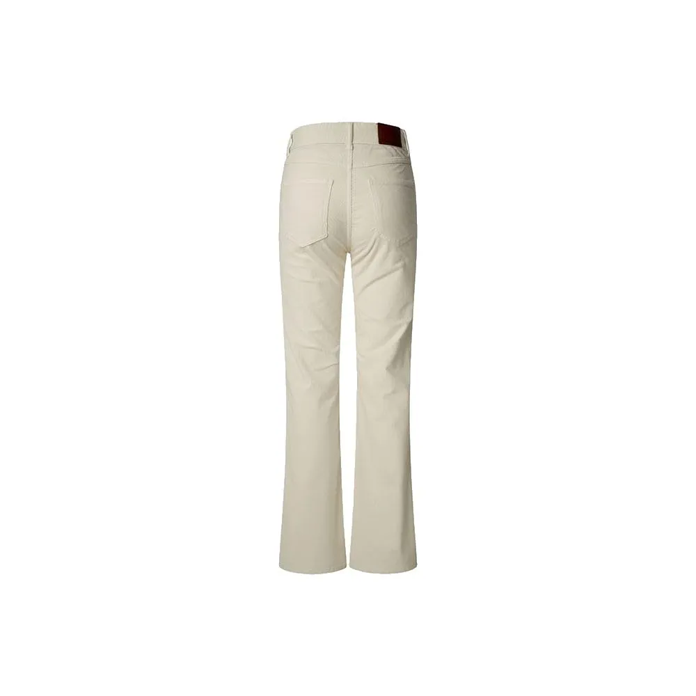 Pepe Jeans Willa Flare Pantaloni Donna Velluto Vita Alta 32W
