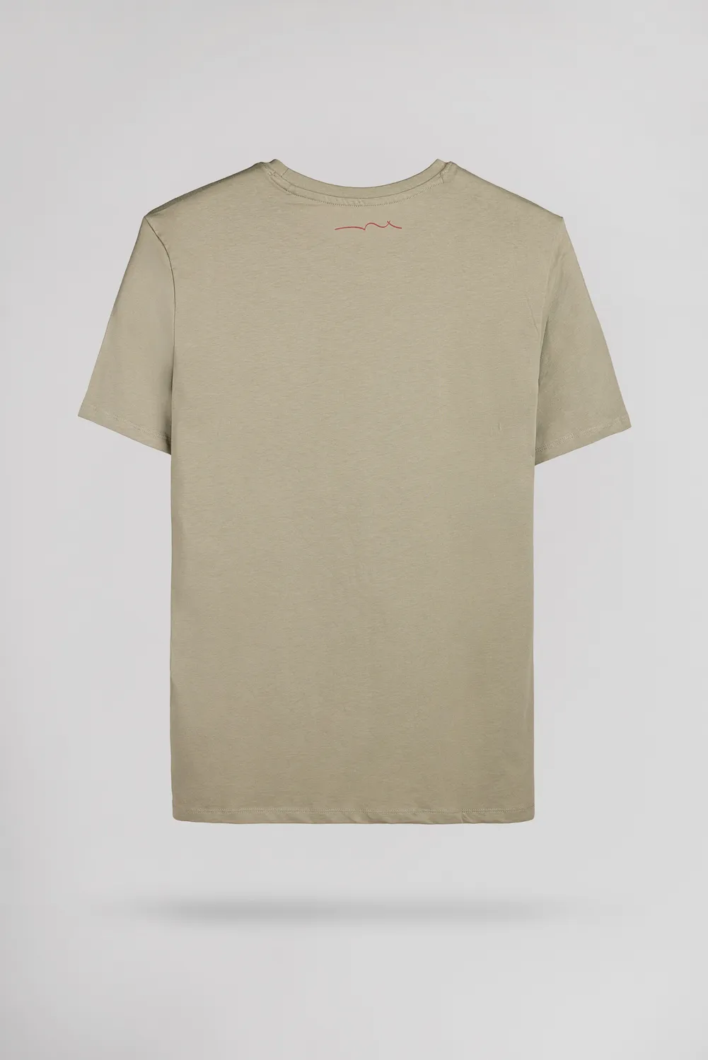 Teddy Smith T-Duck maglietta uomo bleach kaki girocollo