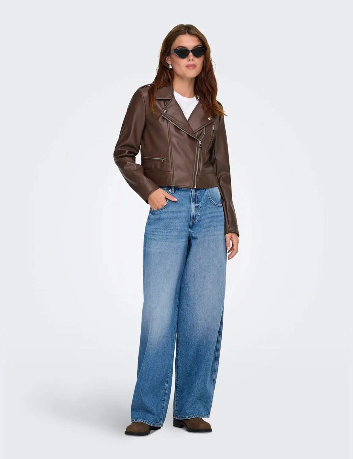 ONLY ONLCarmen Stivali Biker M Finta Pelle
