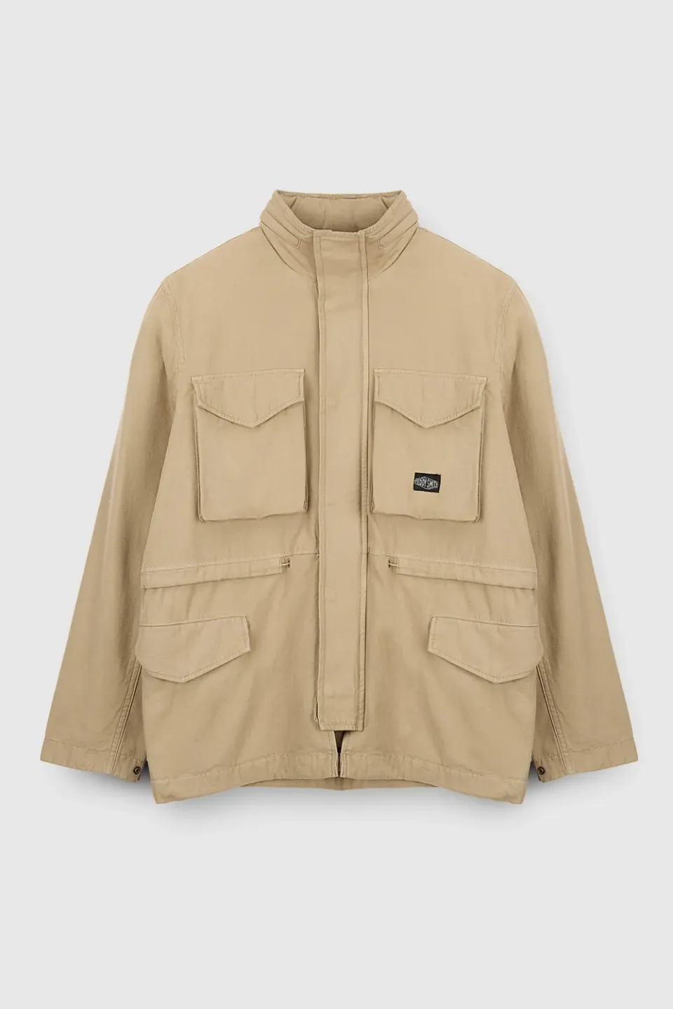 Teddy Smith B-Claven Worker giubbotto uomo beige cotone