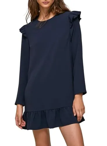 Pepe Jeans Dorothy abito donna manica lunga verde myrt green