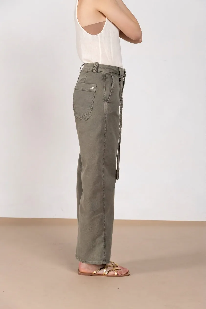Mason's Valerie Denim Donna Verde Balloon Fit