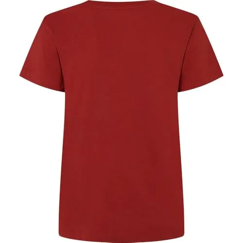 Pepe Jeans Ginny T-Shirt Donna Bianca cotone logo floreale