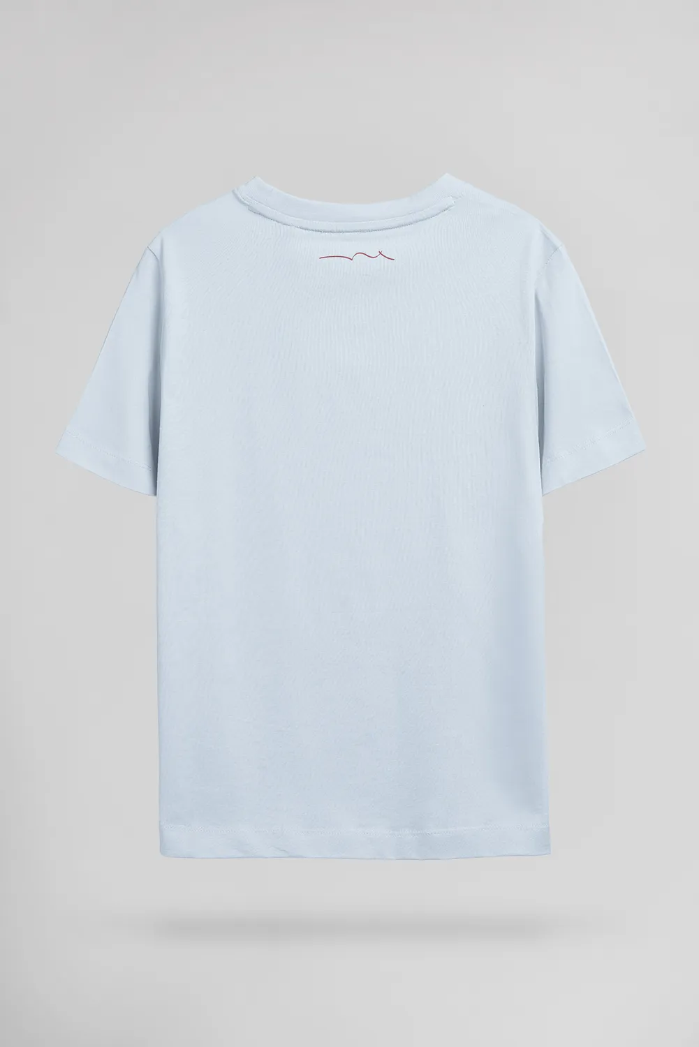 Teddy Smith T-Jim T-Shirt Ragazzo Azzurro Pastel Blue Cotone