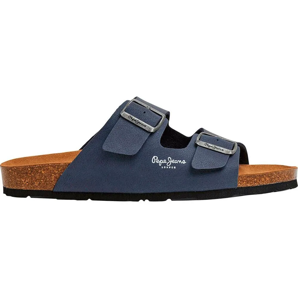 Pepe Jeans Chicago sandali uomo 40 blu sughero