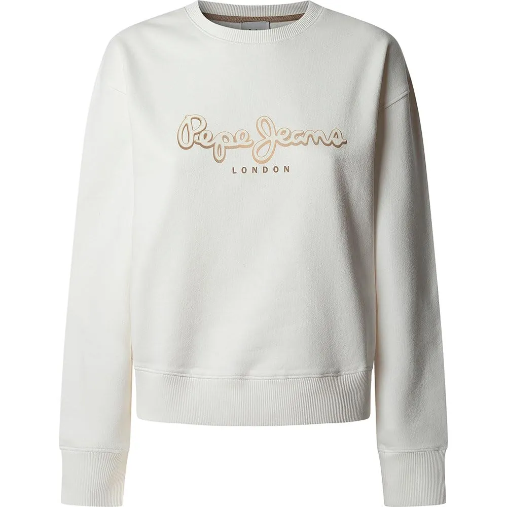 Pepe Jeans Maddy felpa donna M rosa girocollo