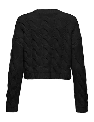ONLY Onlelly Life maglione donna trecce taglia M