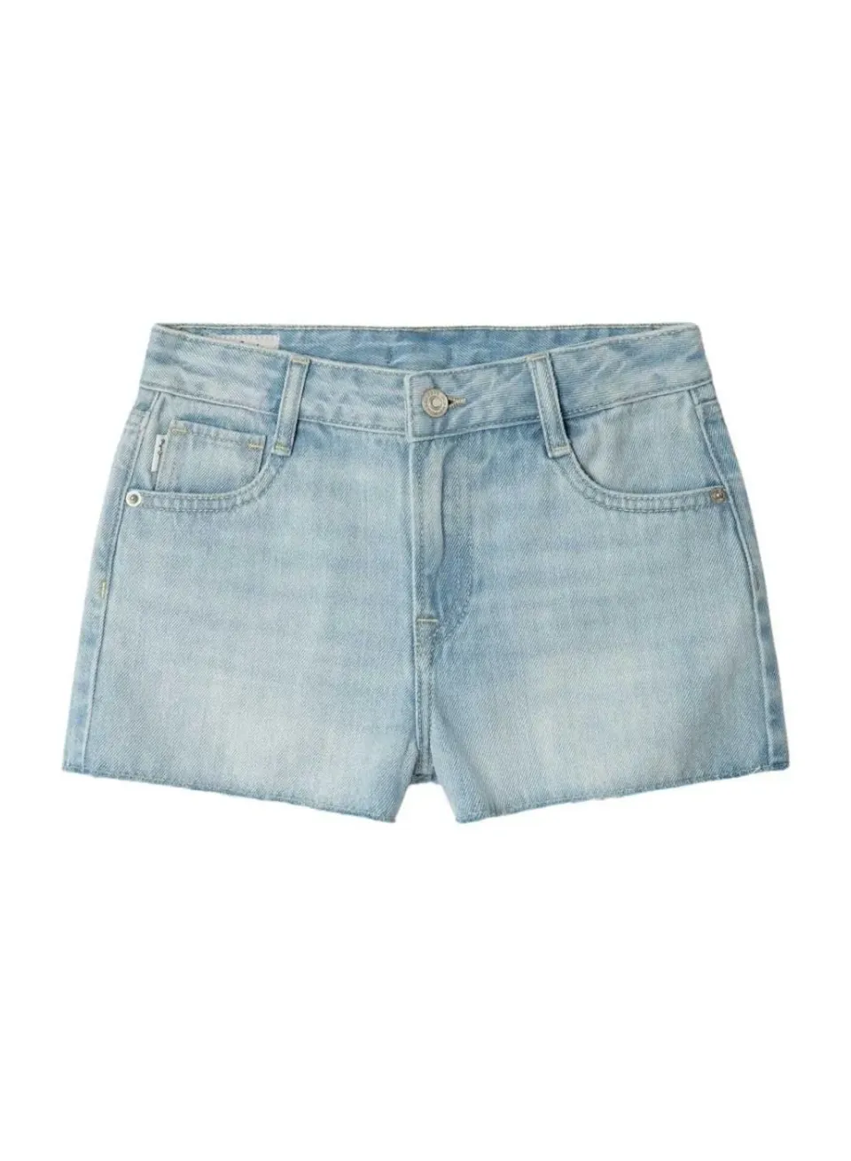 Pepe Jeans Patty Shorts jeans bambina vita alta denim chiaro