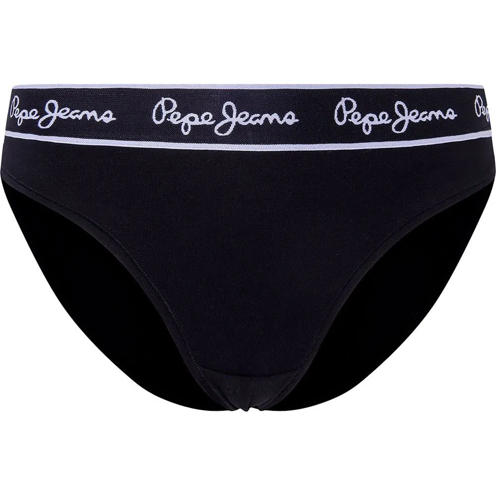 Pepe Jeans Pepe Bikini Slip Donna S Cotone Pacco da 1
