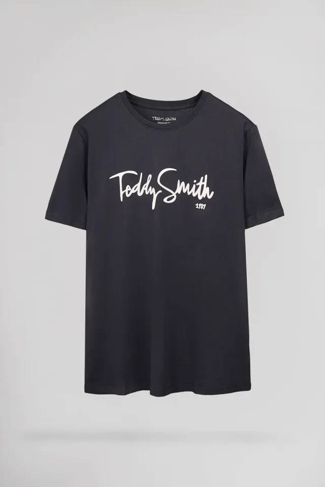 Teddy Smith T-Evry MC t-shirt uomo dark navy puff