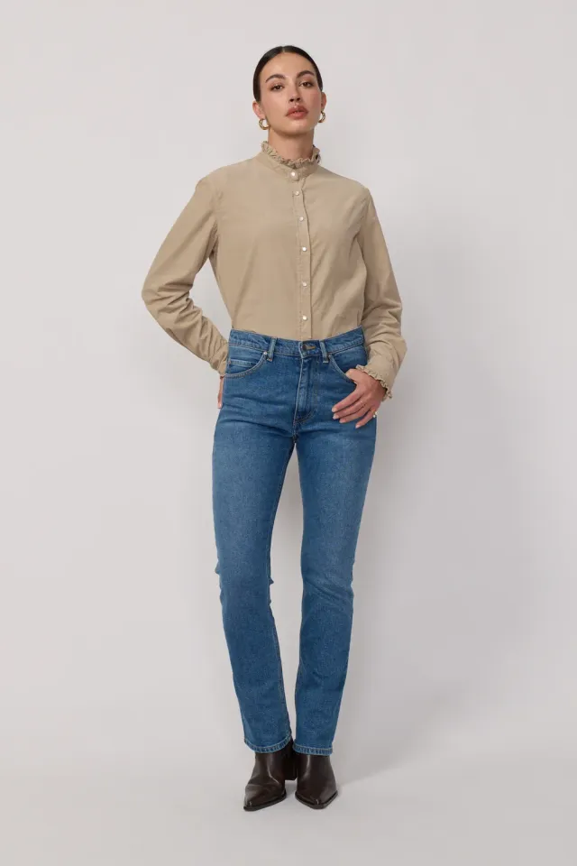 acquaverde Blair jeans blu vintage dritto