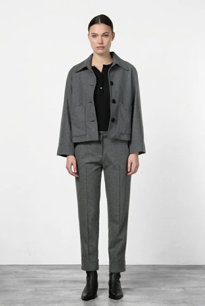 Mason's New York Carrot chino donna grigio jersey