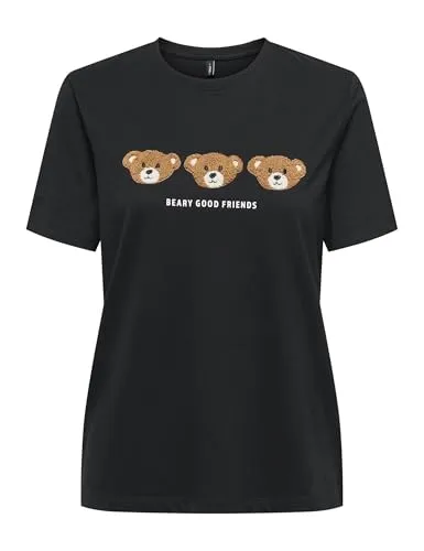 ONLY Onlteresa Life Teddy Top Jersey Nero