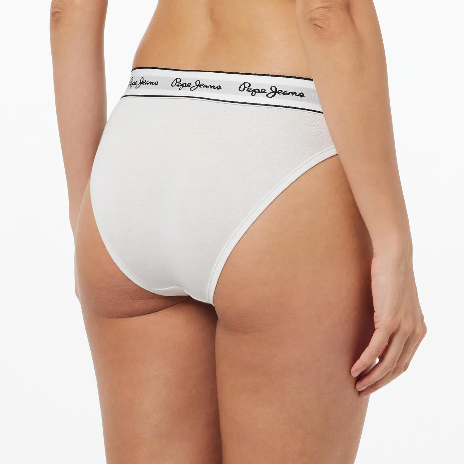 Pepe Jeans Pepe Bikini Slip Donna S Cotone Pacco da 1
