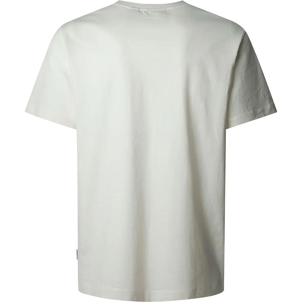Pepe Jeans Dalter T-Shirt Uomo Bianca Taglia L in Cotone