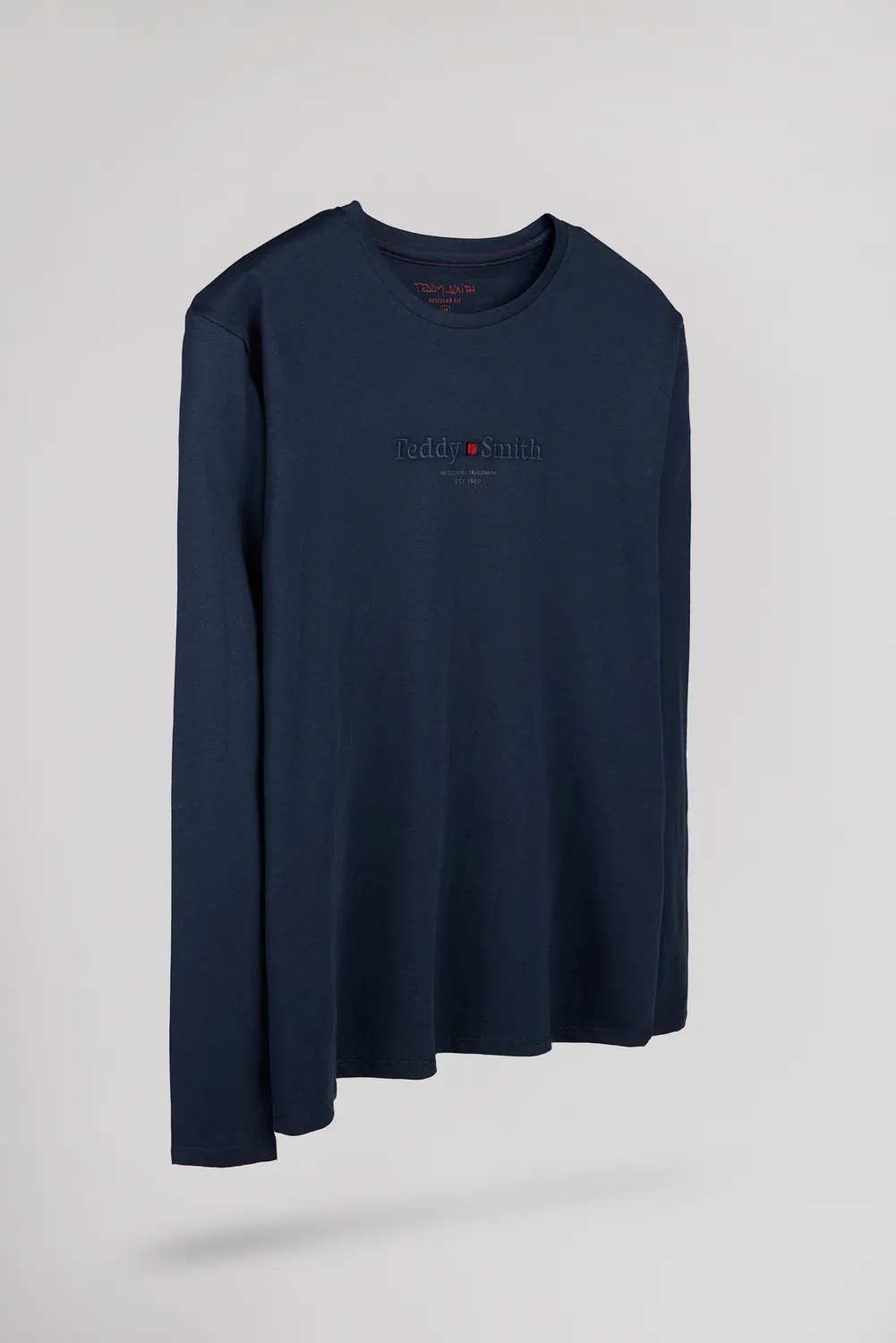 Teddy Smith T-Jim ML maglia navy uomo maniche lunghe