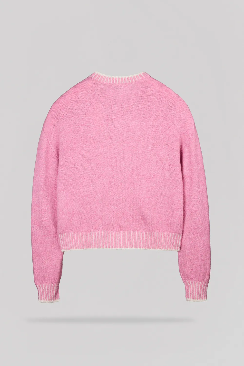 Teddy Smith P-Luisa maglione rosa bonbon lana donna