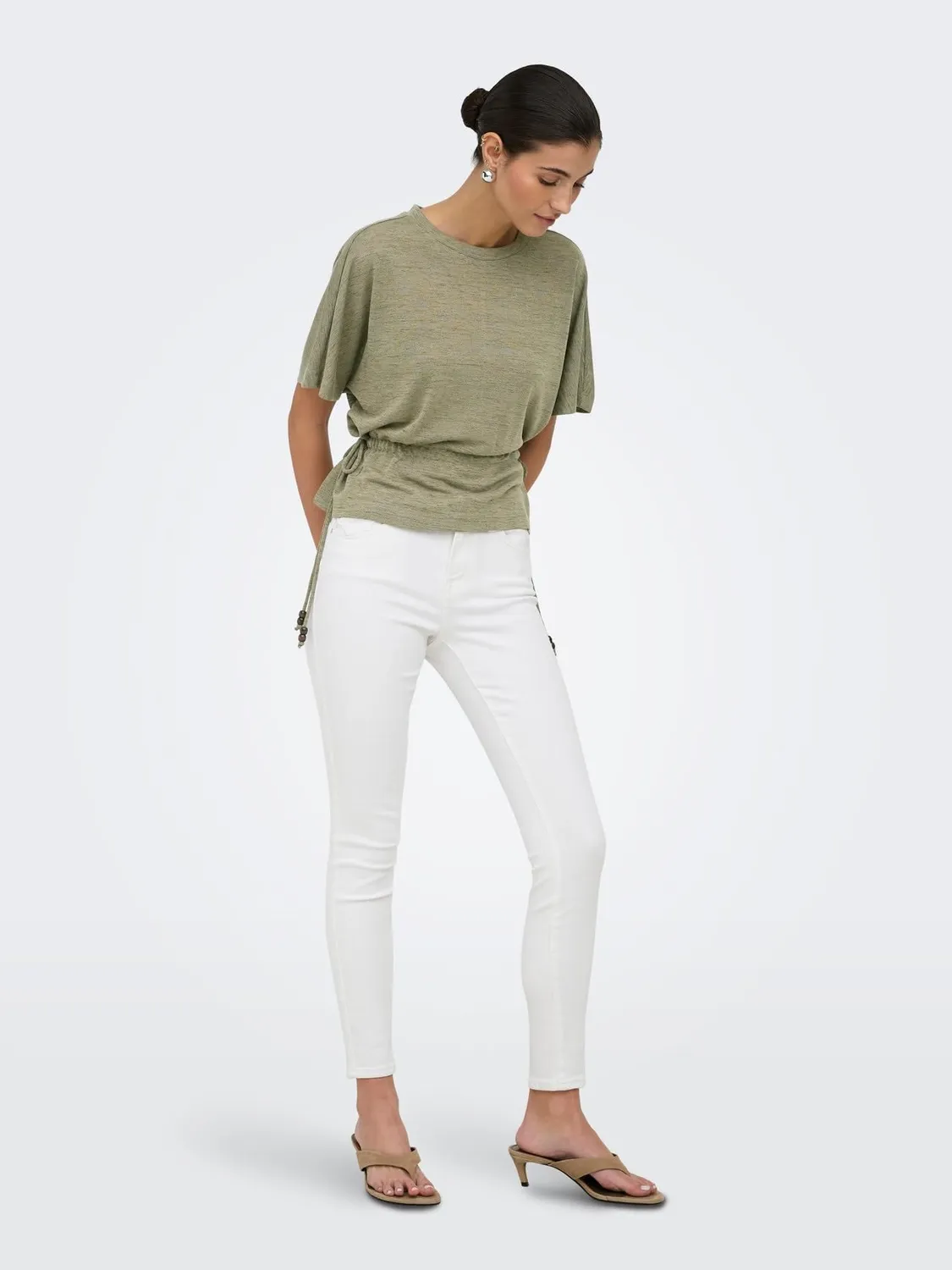 ONLY Onlpearl Waist top elastico in vita