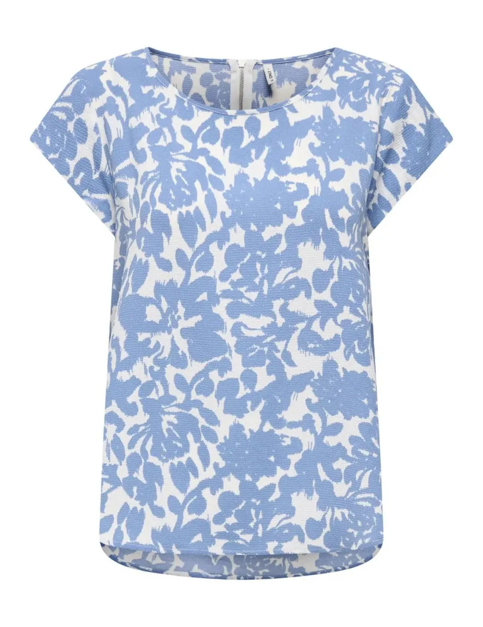 ONLY Onlvic top donna fantasia maniche corte tessuto